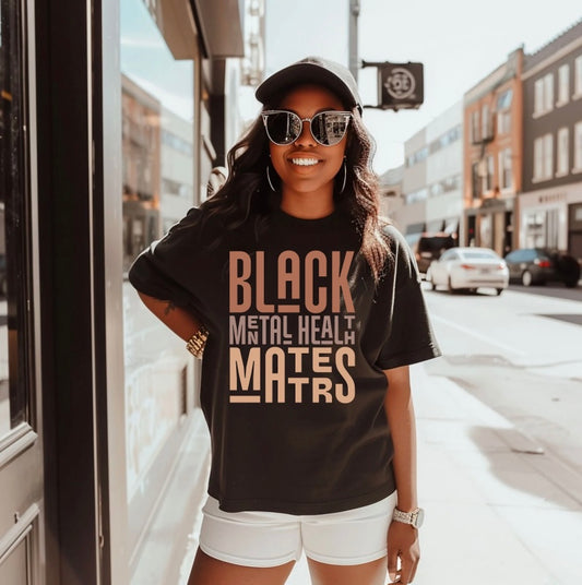 Black History Edition Mental Health Matters Tee