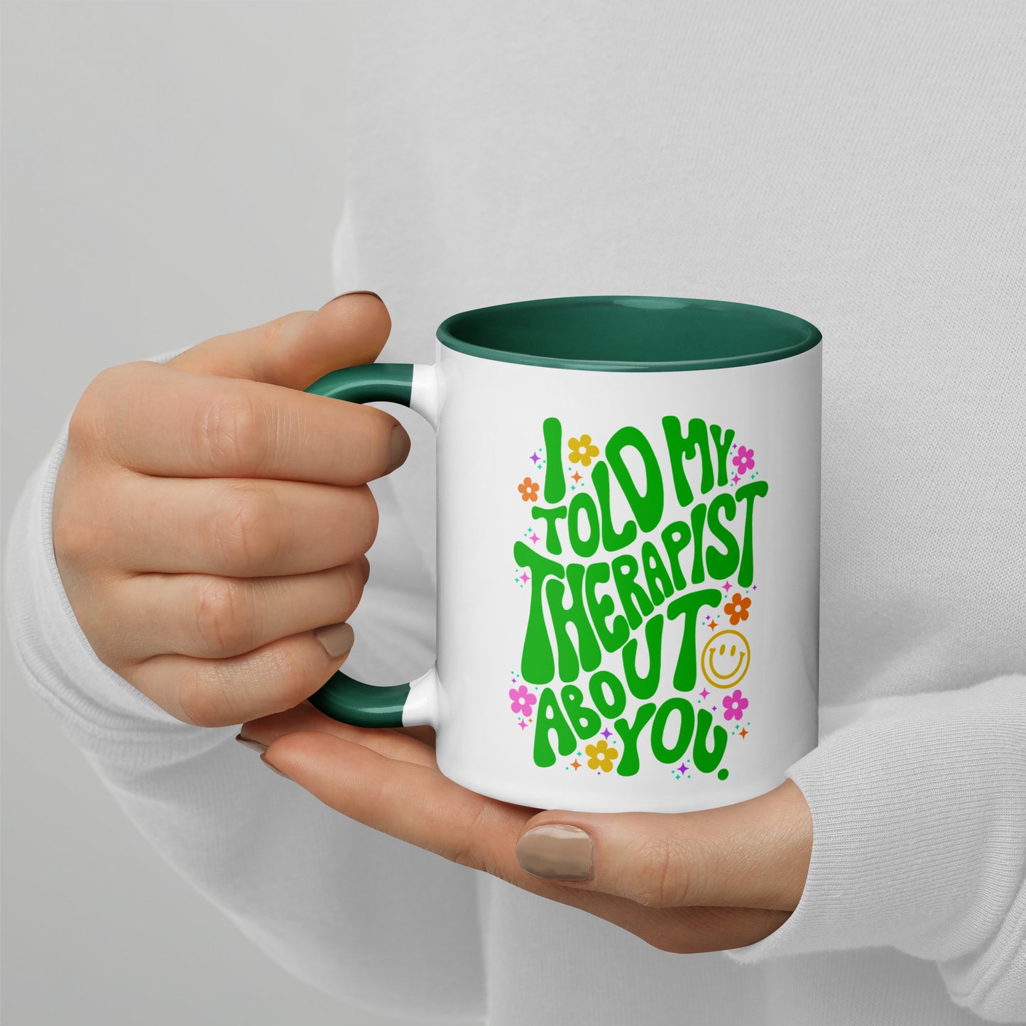 Therapist Mug with Color Inside
