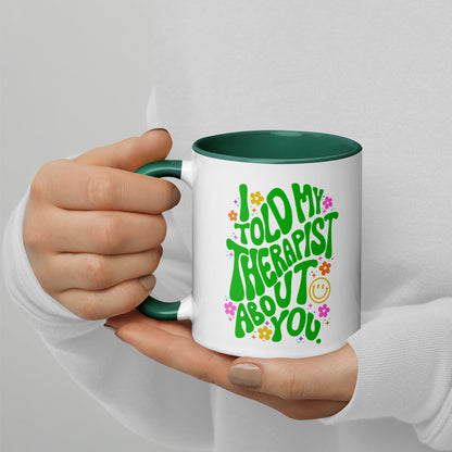 Therapist Mug with Color Inside