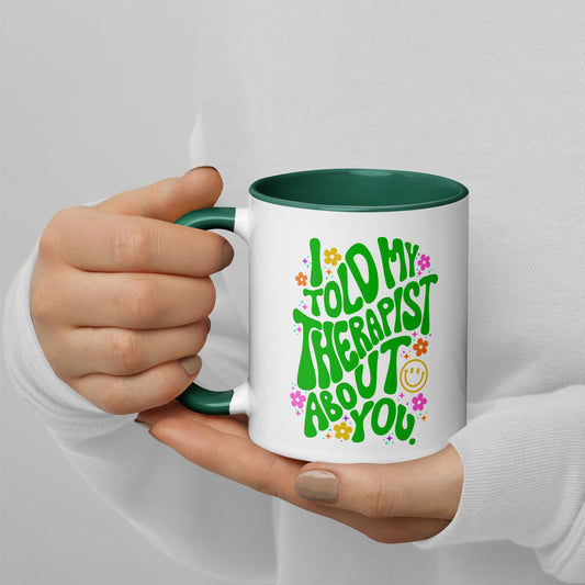 Therapist Mug with Color Inside