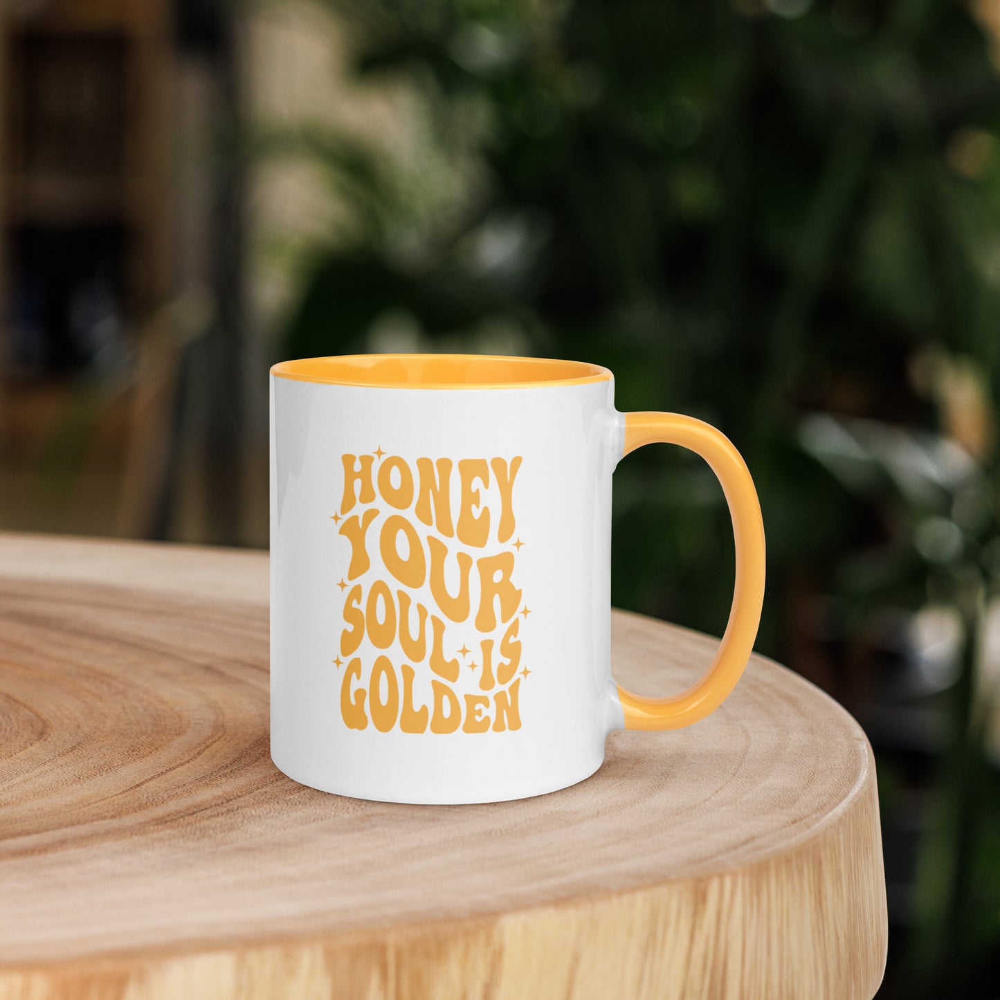 Golden Soul Mug with Color Inside
